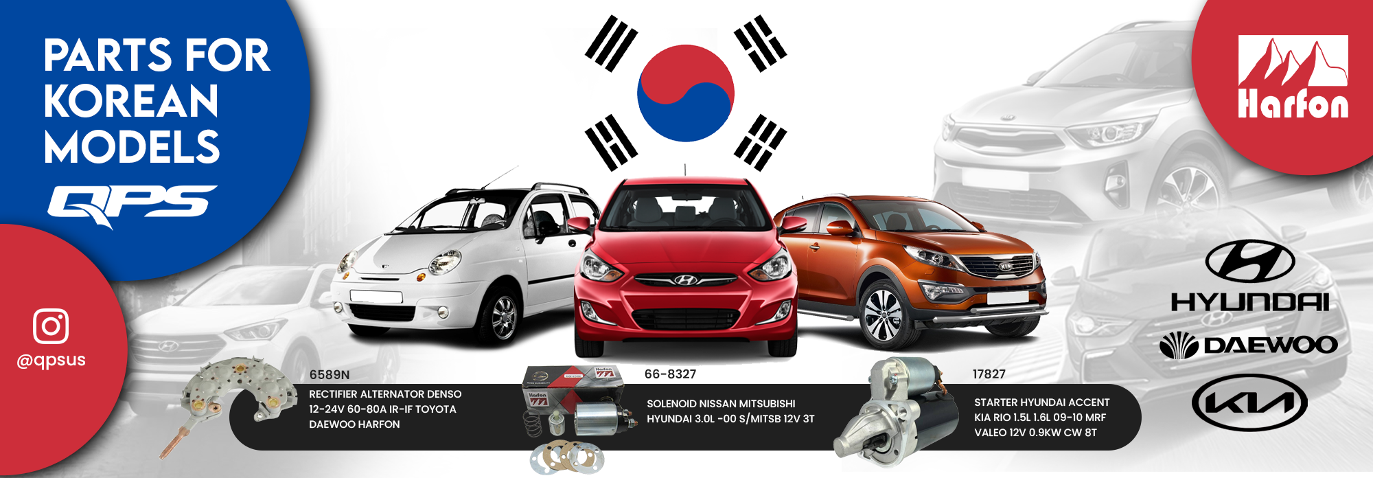 Parts for korean models